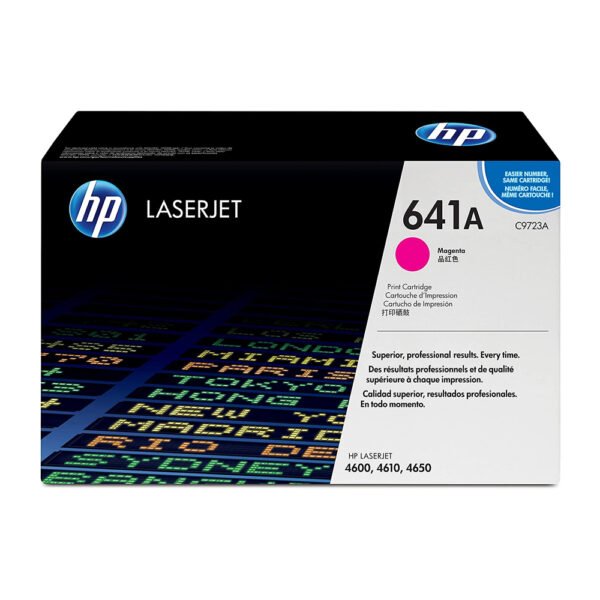 HP 641A Magenta C9723A Toner - Original LaserJet Cartridge for High-Quality Prints