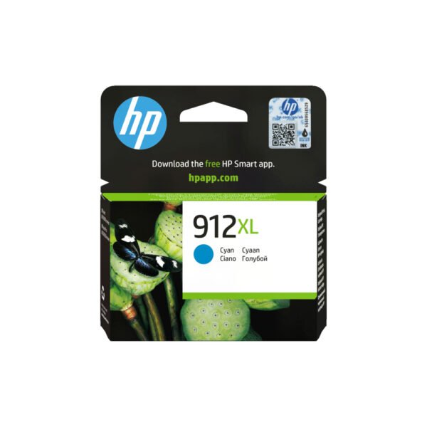 HP 912XL Cyan High-Yield Ink Cartridge – 3YL81AE – KuwaitPOS